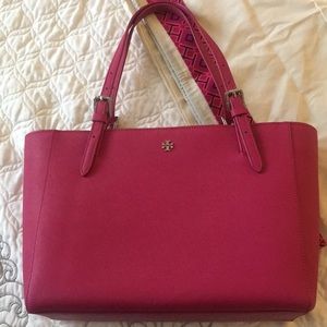 Tory Burch York tote pink small